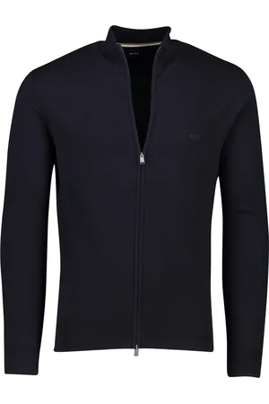 HUGO BOSS BOSS Palano vest effen rits katoen