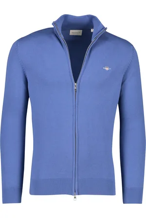 GANT Vest effen katoen normale fit