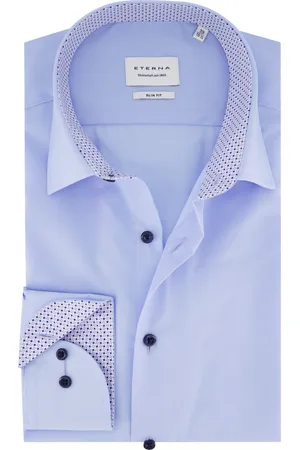 ETERNA Slim Fit strijkvrij overhemd katoen