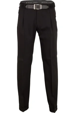 M.E.N.S. Pantalon Paris-U wol bandplooi stre