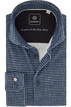 Blue Industry Overhemd cut away Slim Fit