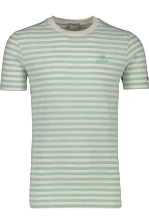 Cast Iron T-shirt gestreept 100% katoen normale fit