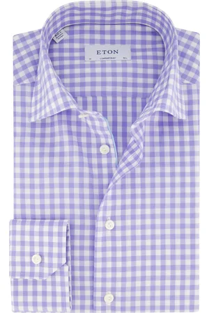 Eton Contemporary overhemd normale fit geruit
