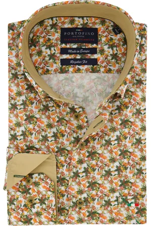 Portofino Overhemd katoen multicolor print
