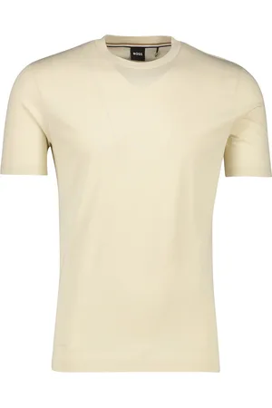 HUGO BOSS Boss Black T-shirt Thompson ecru katoen normale fit