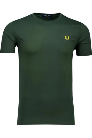 Fred Perry T-shirt effen normale fit ronde hals