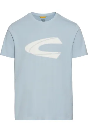 Camel Active T-shirts met opdruk ronde hals