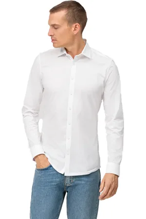 Olymp Business overhemd super slim fit effen katoen