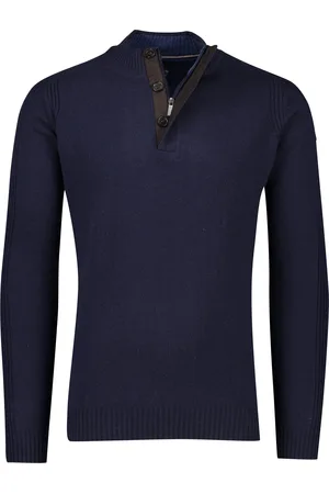 Baileys Half zip trui extra lange mouw