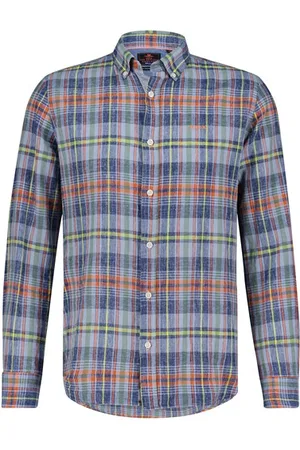 New Zealand Casual geruit overhemd normale fit katoen