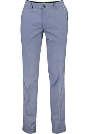 M.E.N.S. Katoenen broek effen katoen Chino