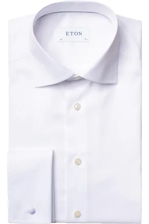 Eton Katoenen Signature twill overhemd slim fit