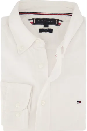 Tommy Hilfiger Big&Tall overhemd normale fit effen katoen