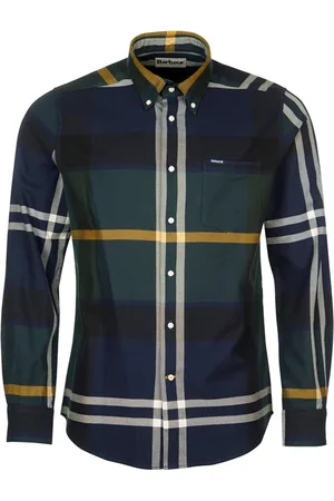 Barbour Casual geruit overhemd katoen