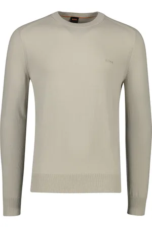 HUGO BOSS BOSS Orange ronde hals trui Asac_C katoen