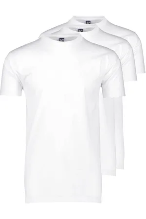 Alan Red T-shirt Virgina effen katoen 3-pack