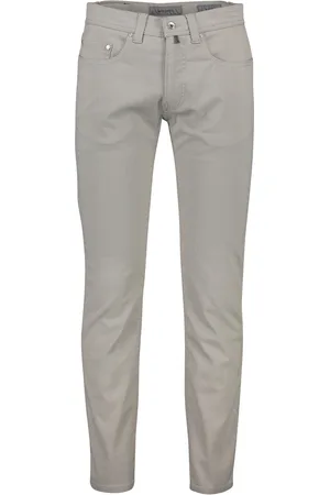 Pierre Cardin 5-pocket katoenen broek Lyon effen zonder omslag
