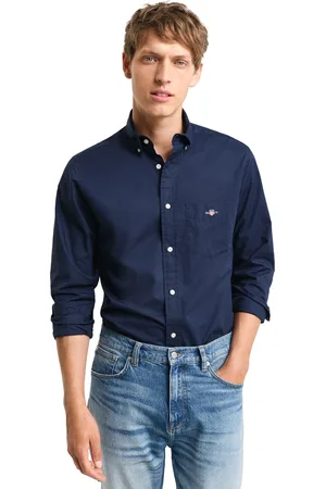 GANT Casual overhemd normale fit effen