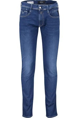 Replay Pantalon effen katoen