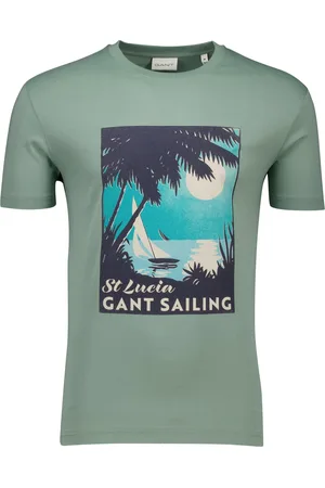 GANT T-shirt met afdruk katoen
