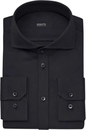 DESOTO Business overhemd slim fit effen katoen