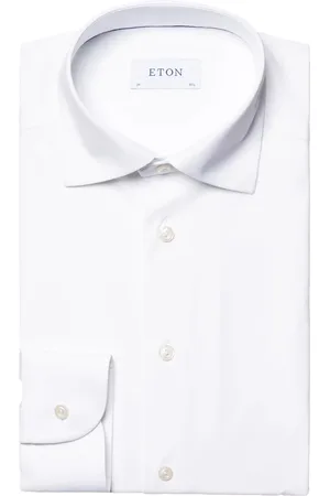 Eton Overhemd polyamide slim fit Four-way stretch