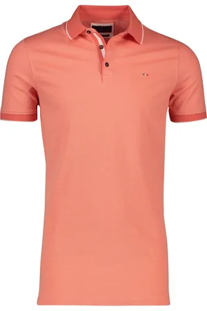 Portofino Poloshirt normale fit effen katoen