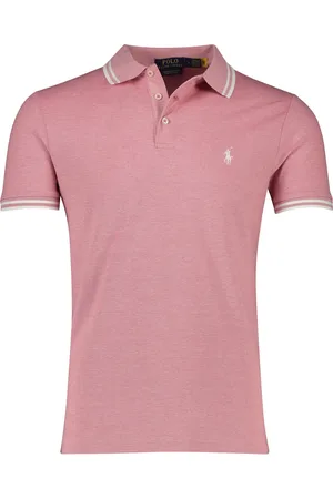 Ralph Lauren Katoen polo custom slim fit stretch mesh