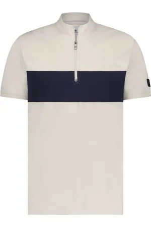 State of art Poloshirt effen met rits