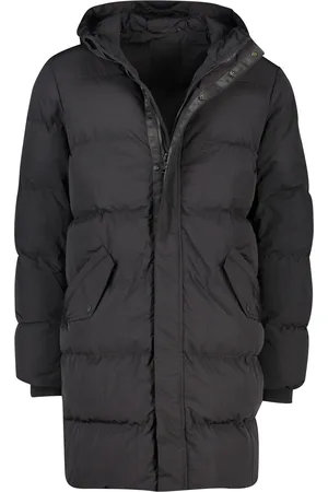 Airforce Winterjas geprint rits + knoop slim fit