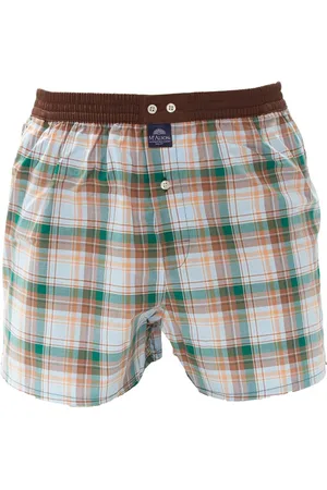 McAlson McAlson boxershort geruit groen