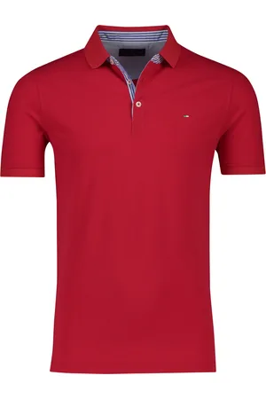 Portofino Pique polo normale fit 3 knoops effen katoen