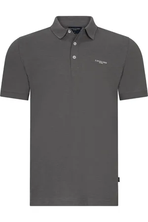 Cavallaro Napoli Polo effen slim fit katoen