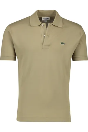 Lacoste Polo Classic fit effen bruin katoen