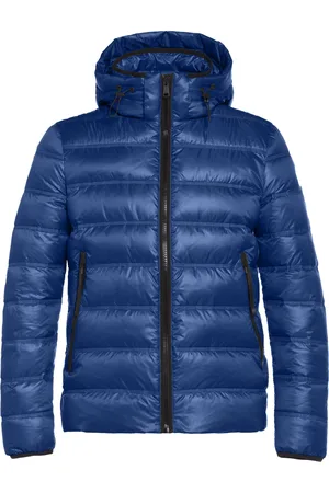 Reset Winterjas effen rits normale fit afneembare capuchon
