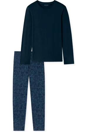 Schiesser Casual Essentials pyjama geprint