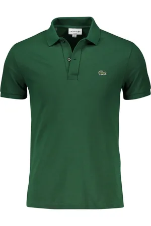 Lacoste Donkergroene polo Slim Fit