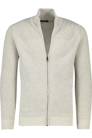 Pierre Cardin Vest rits gemêleerd katoen