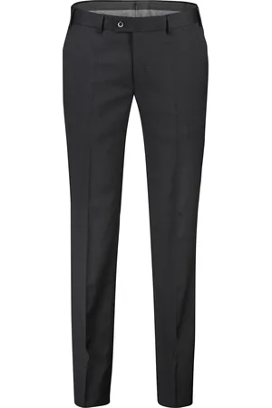 Hiltl Piacenza pantalon flatfront antraciet wol