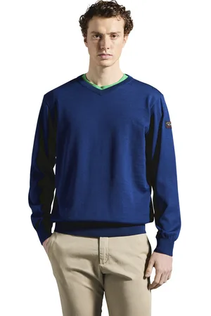 Paul &amp; Shark Pullover v-hals merino kobalt