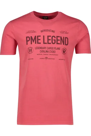 PME Legend™ Katoenen t-shirt met opdruk