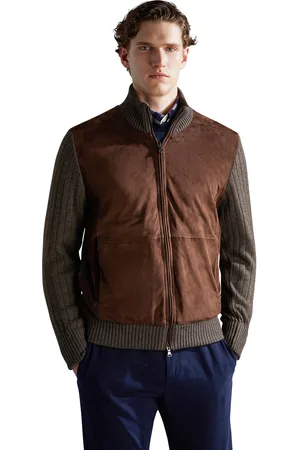 Paul &amp; Shark Vest outdoor rits effen wol