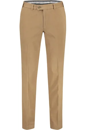 Hiltl Effen katoen broek herenmode