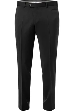 Hiltl Wollen pantalon Terni slim fit effen wol