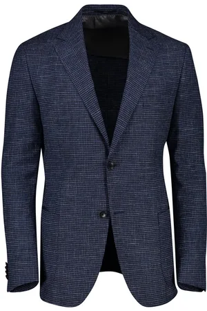 Dressler Gemêleerd wol slim fit colbert 2 knopen