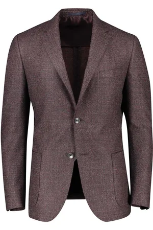 Dressler Colbert gemêleerd wol slim fit