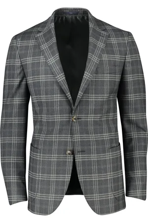 Dressler Sendrik colbert geruit wol slim fit