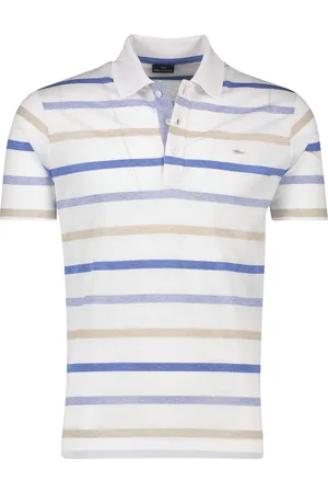 Paul &amp; Shark Katoenen polo gestreept wijde fit