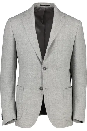Dressler Eduard colbert Sendrik lichtgrijs Slim Fit