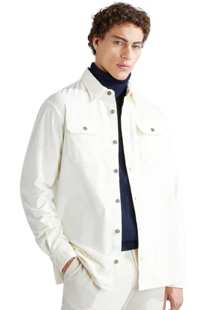 Paul &amp; Shark Overshirt effen dubbele borstzak